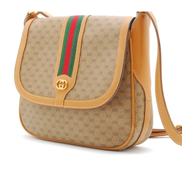 Authentic Gucci Leather Crossbody/Shoulder Bag. - Picture 3 of 14